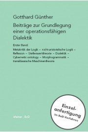 Beiträge 1 zur Grundlegung einer operationsfähigen Dialektik