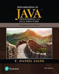 Introduction to Java Programming and Data Structures