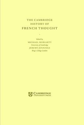 THE CAMBRIDGE HISTORY OF FRENCH THOUGHT