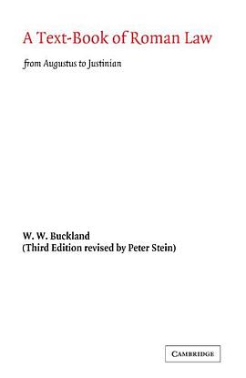 A Text-Book of Roman Law