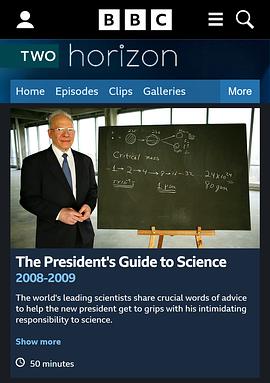 Horizon: The Presidents' Guide to Science
