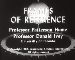 Frames of Reference