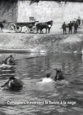 Cuirassiers traversant la Saône à la nage