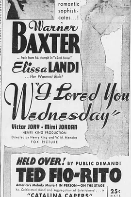 I Loved You Wednesday