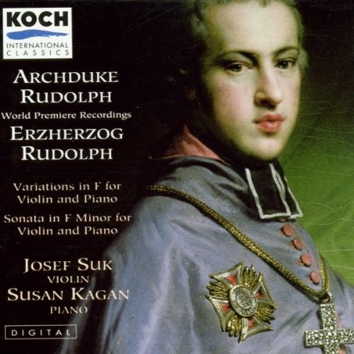 Archduke Rudolph : Variations Sonata in F for Violin