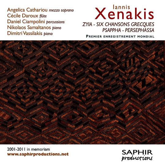 Zyia - Six Chansons Grecques - Psappha - Persephassa