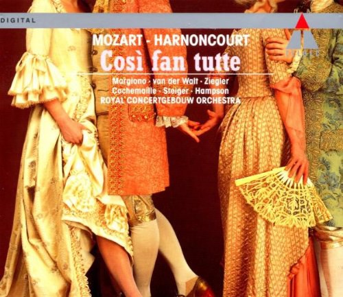 Mozart - Così fan tutte / Margiono · Ziegler · Steiger · van der Walt · Cachemaille · Hampson · Harnoncourt