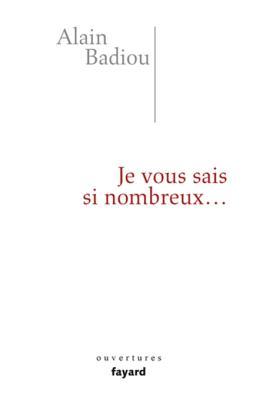 Je Vous Sais Si Nombreux