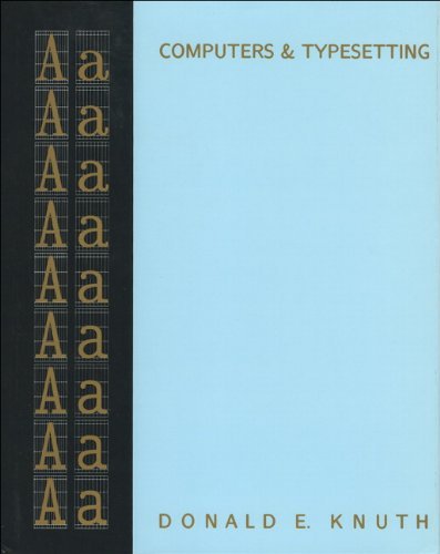 Computers & Typesetting, Volume A: The TeXBook
