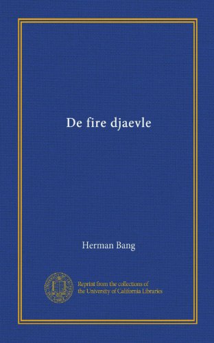 De fire djaevle (Vol-1)