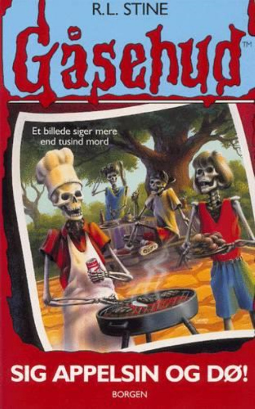Sig appelsin og dø!