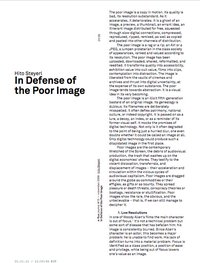 In Defense of the Poor Image