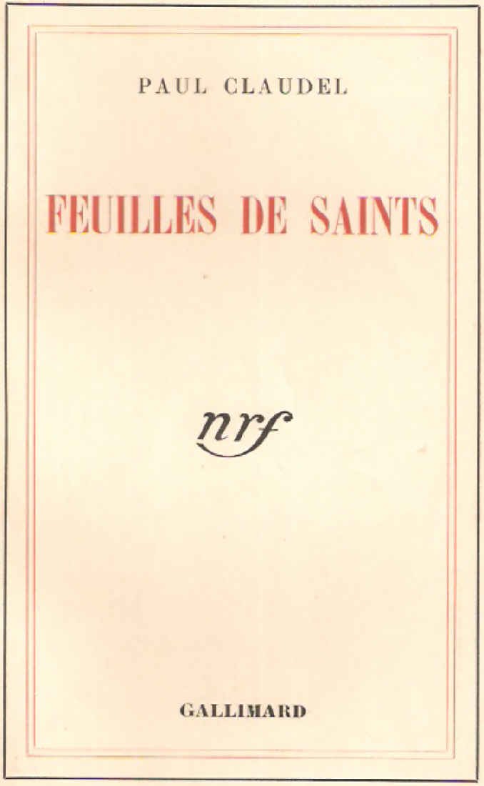 feuilles de saints