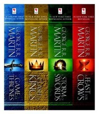 A Game of Thrones / A Clash of Kings / A Storm of Swords / A Feast for Crows (Bantam 2011)