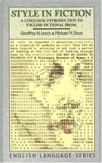 Style in Fiction: A Linguistic Introduction to English Fictional Prose