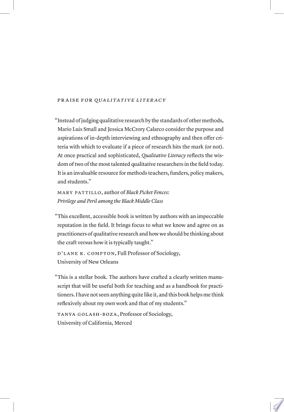 Qualitative Literacy