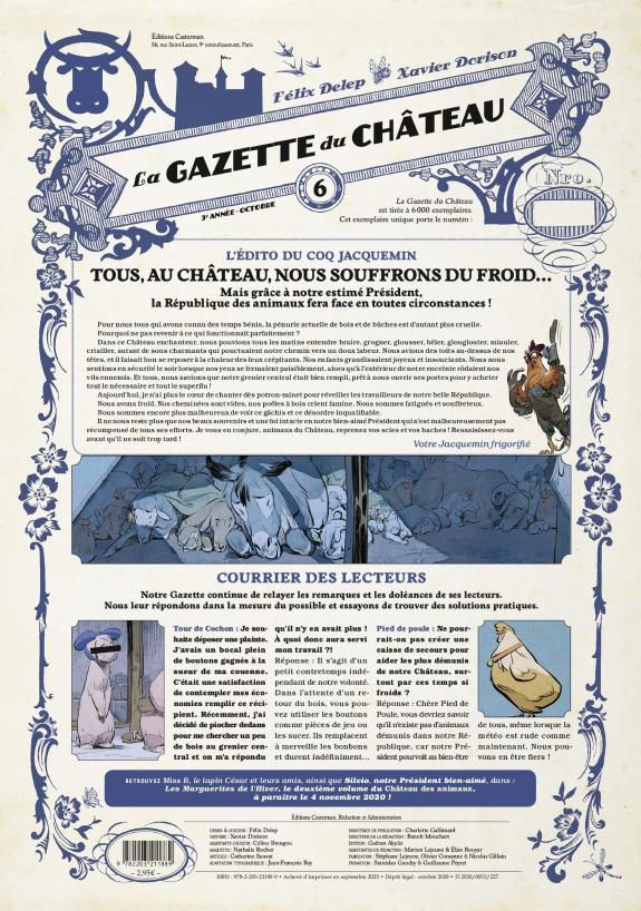Le Château des Animaux (Tome 6) - La Gazette du chateau