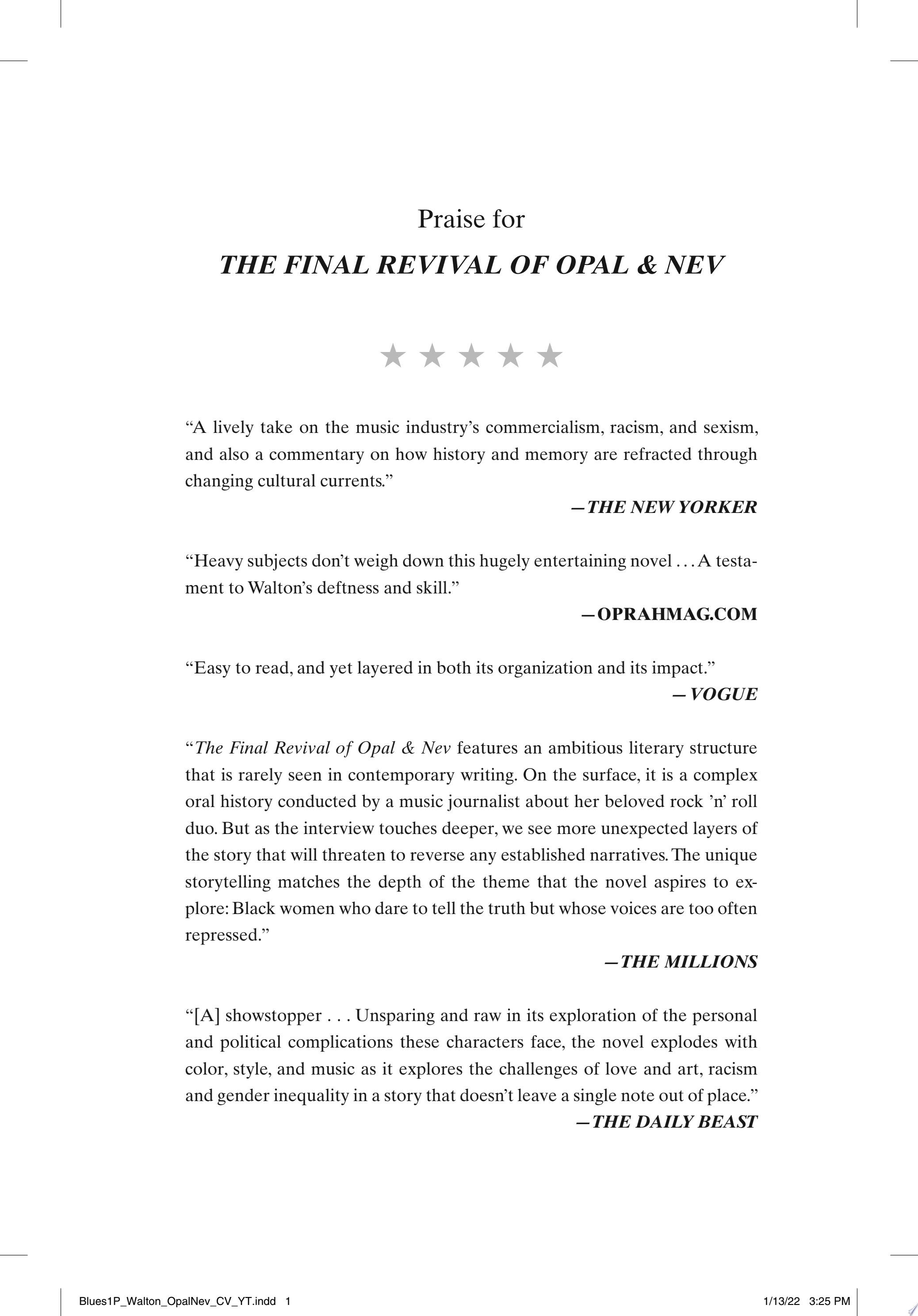 The Final Revival of Opal & Nev