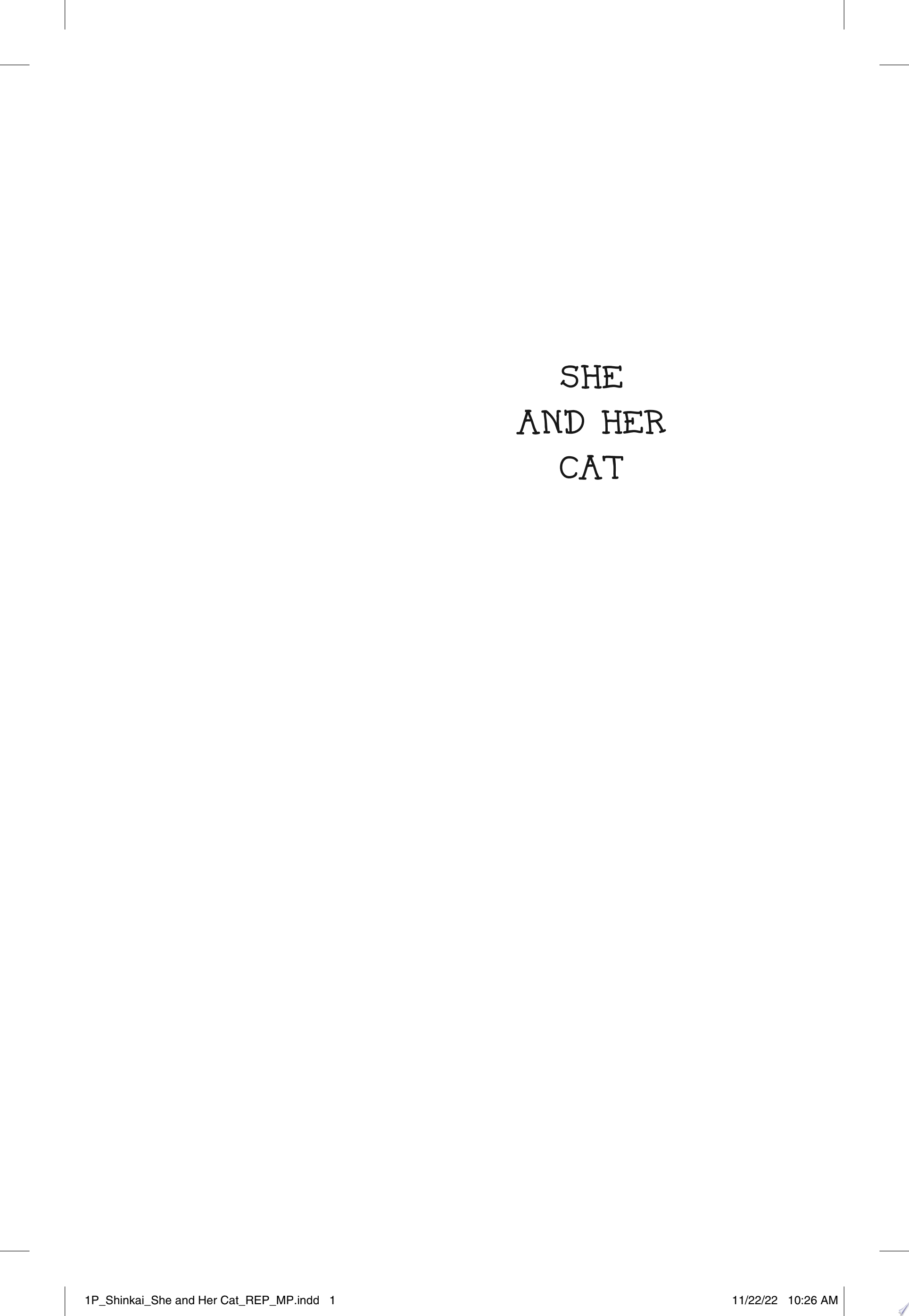 She and Her Cat