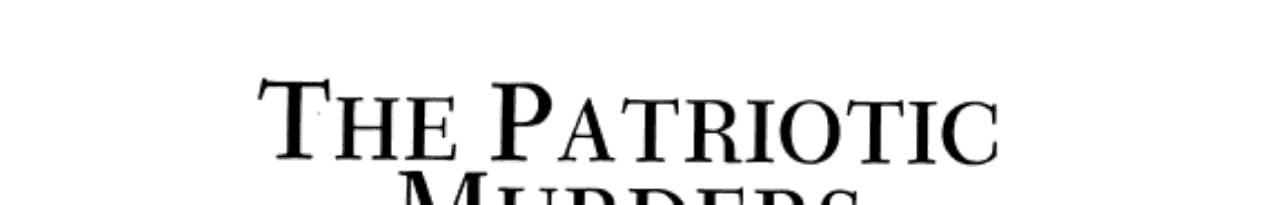 The Patriotic Murders