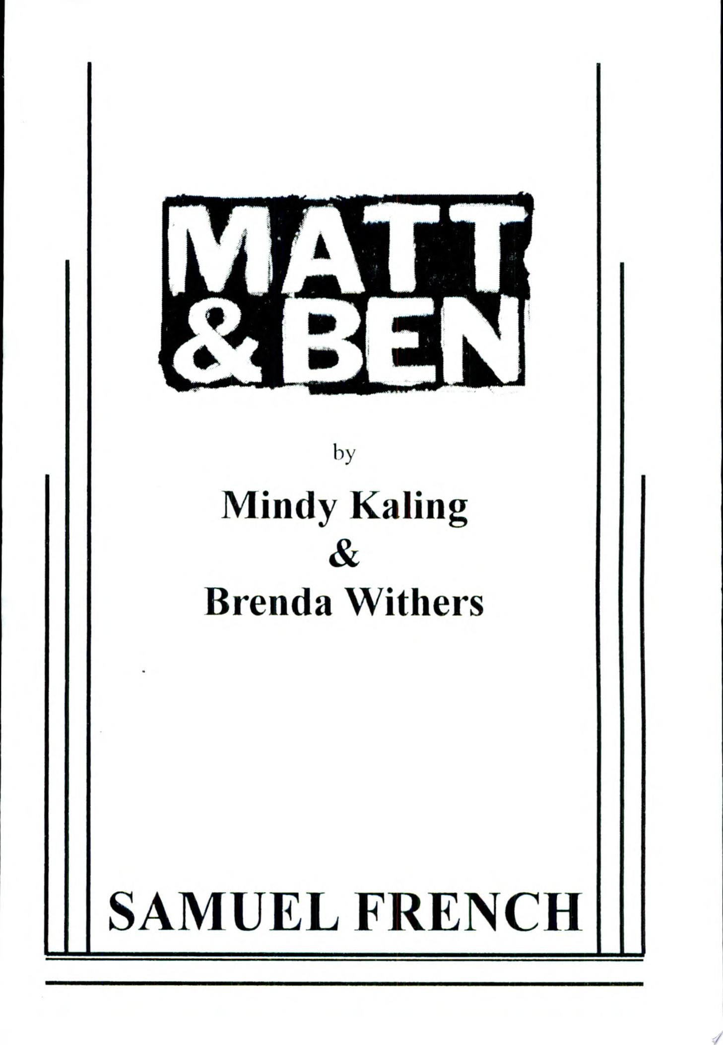 Matt & Ben