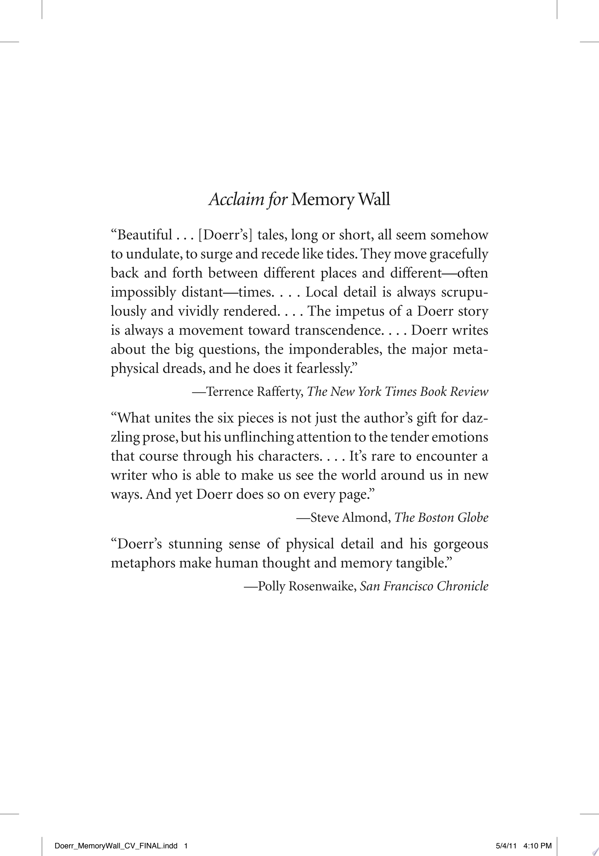 Memory Wall