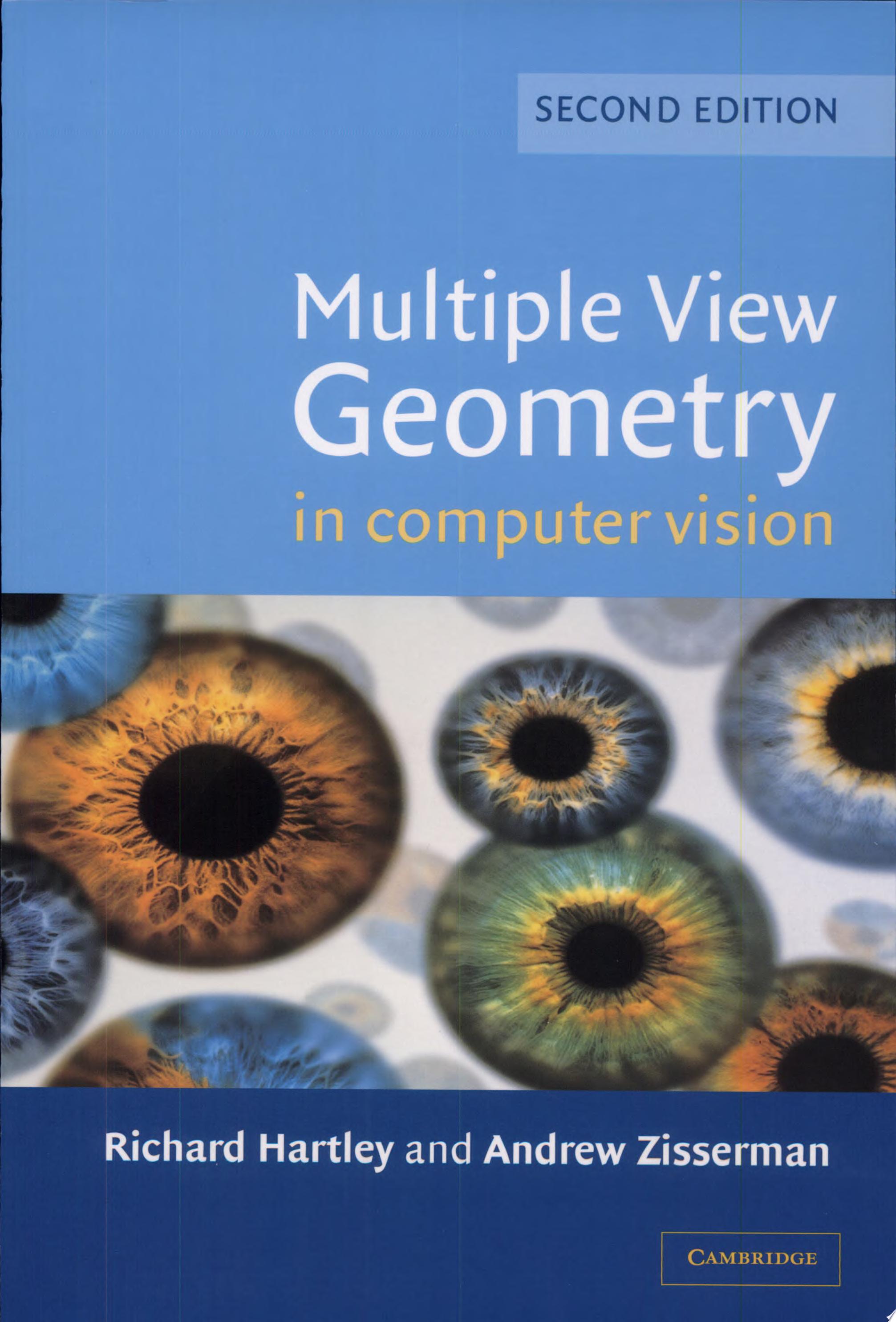 Multiple View Geometry in Computer Vision