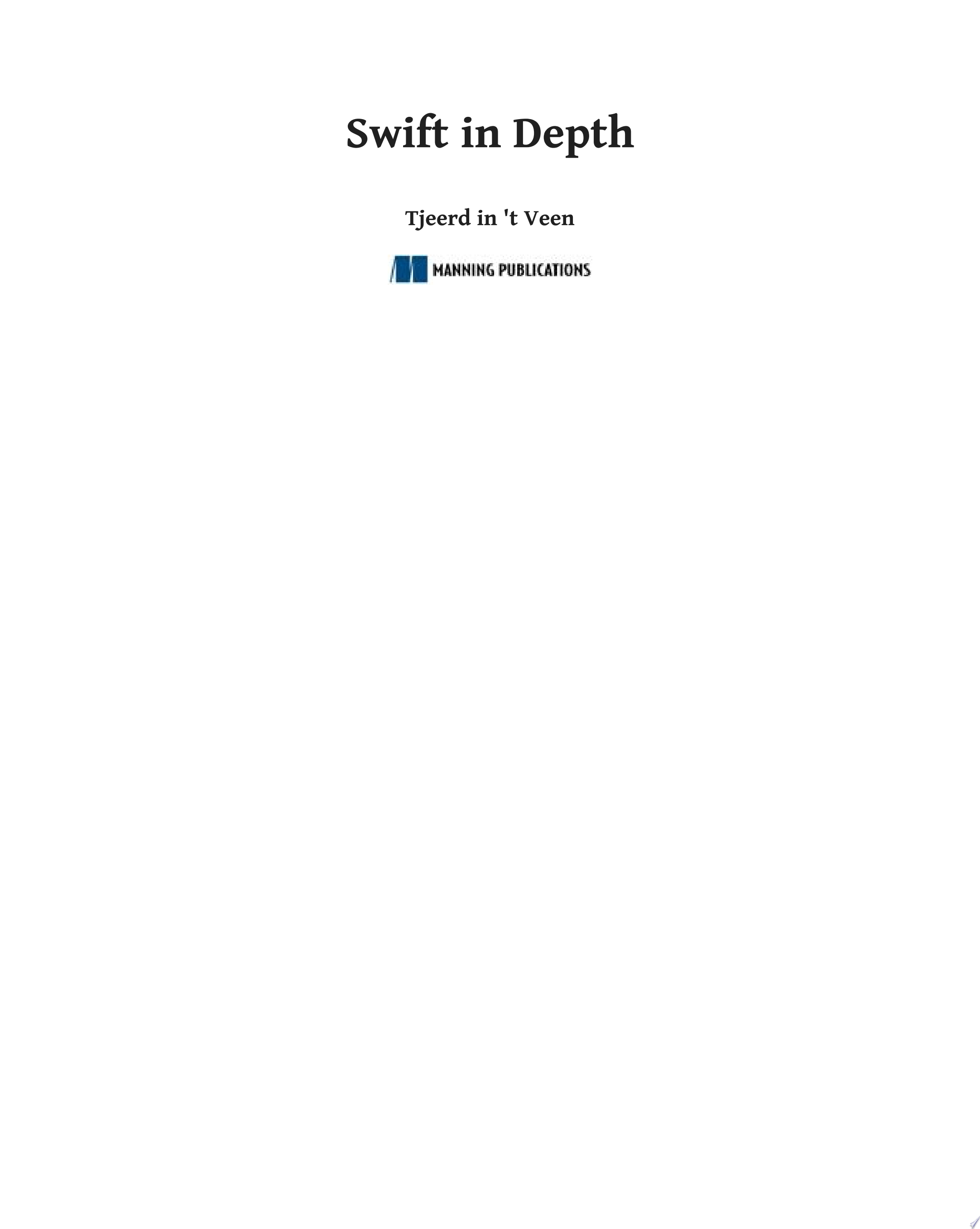 Swift in Depth