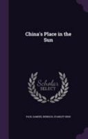 China's Place in the Sun