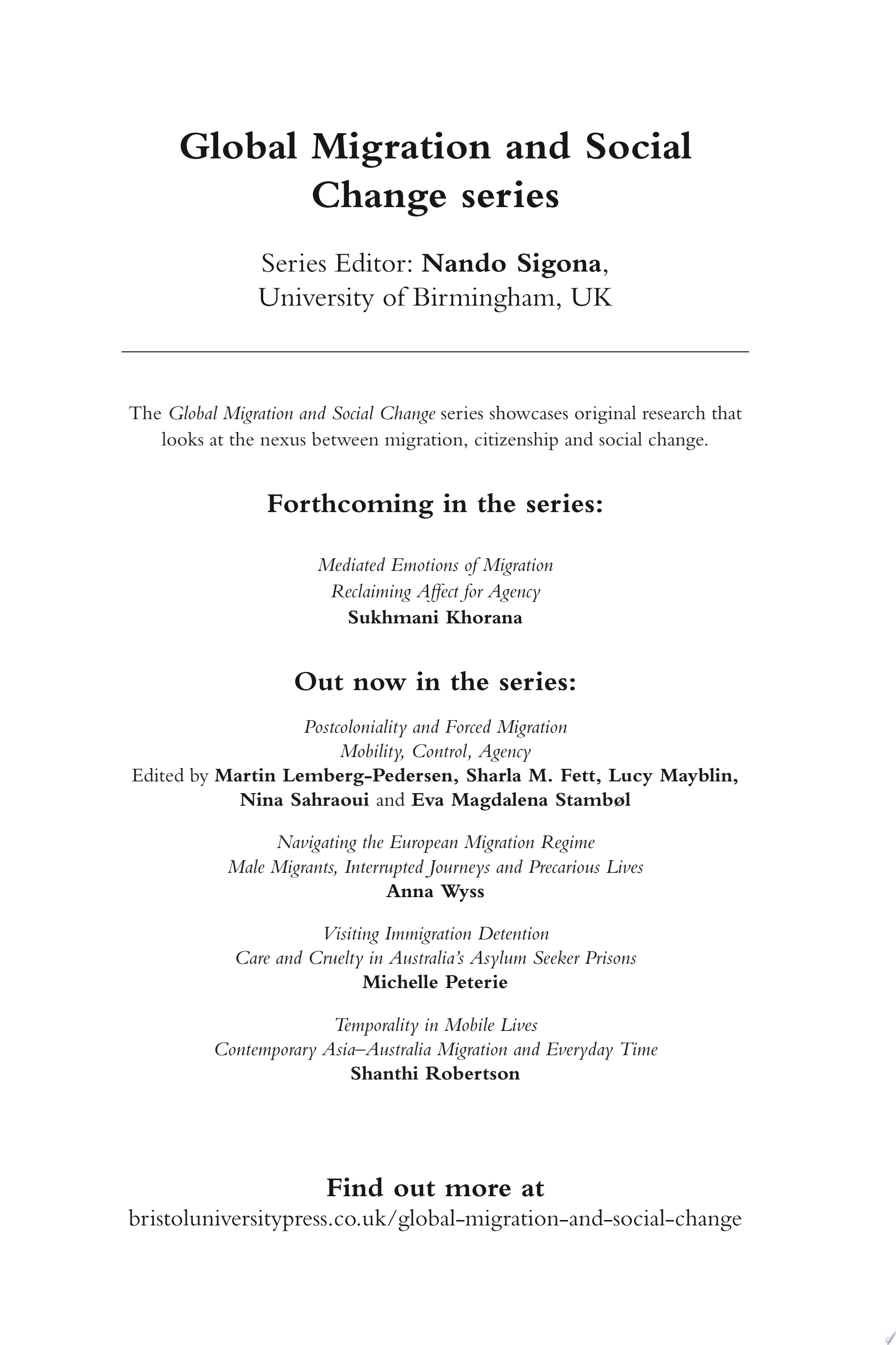 Migration, Health, and Inequalities