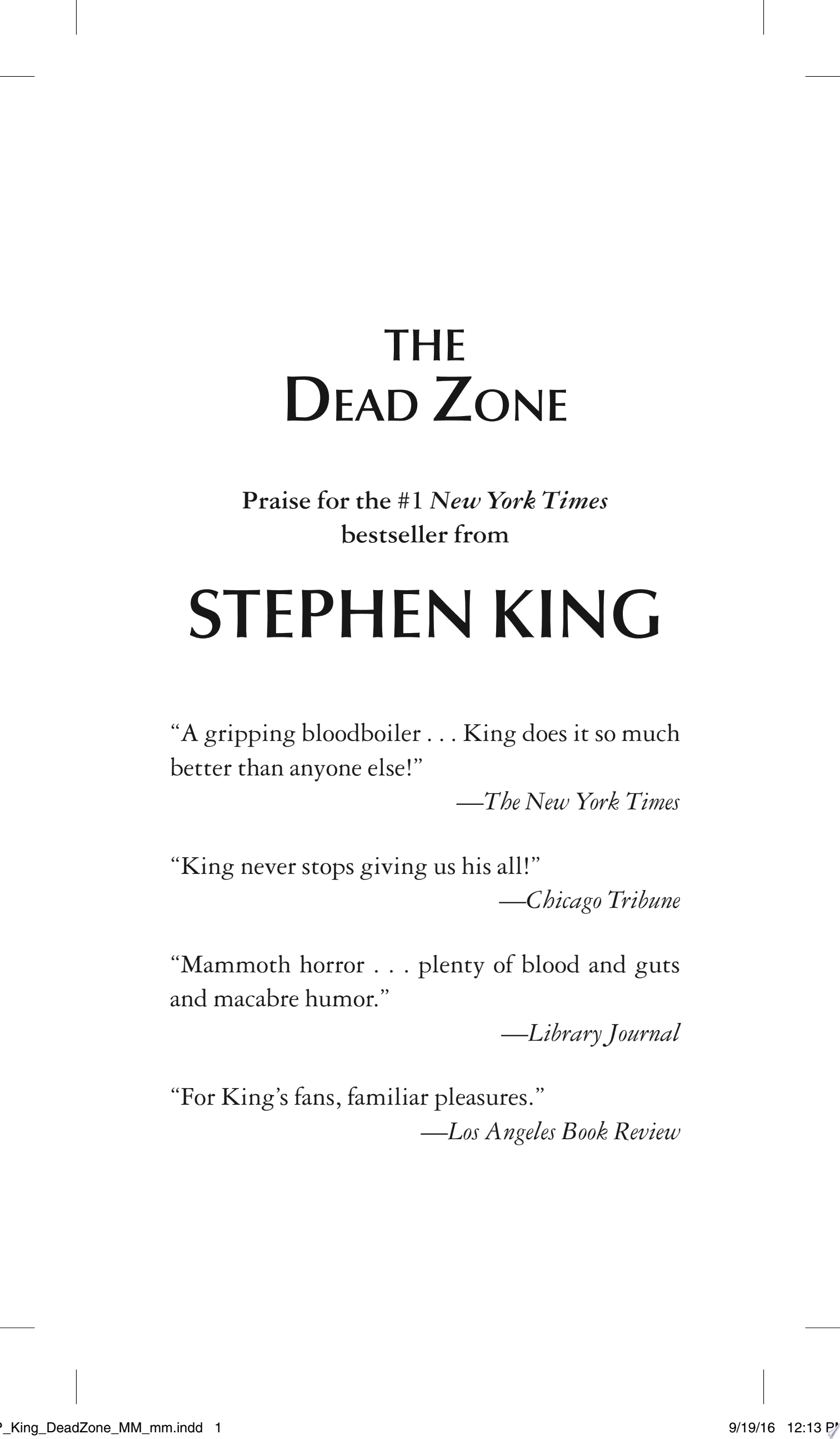 The Dead Zone