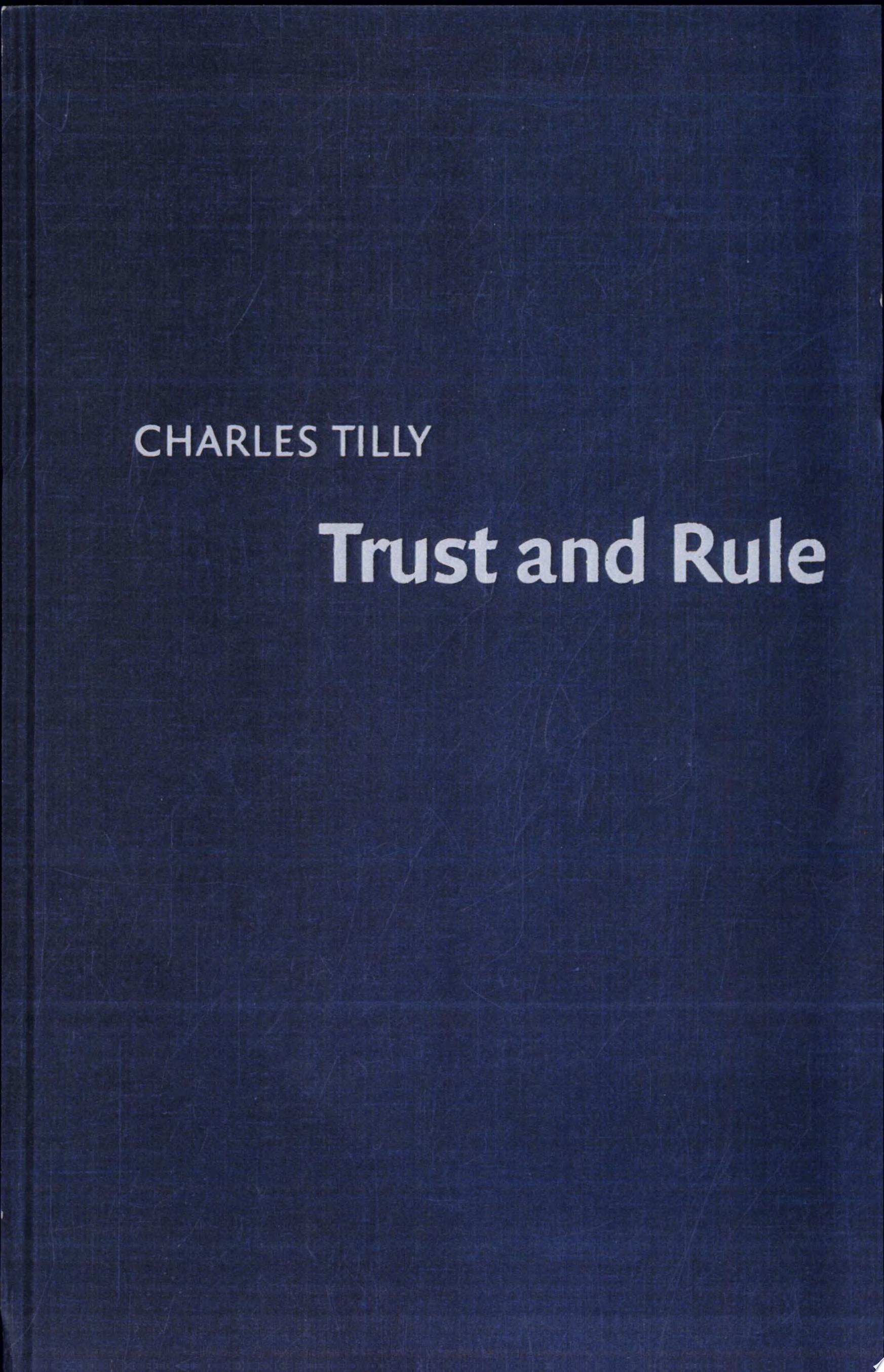 Trust and Rule