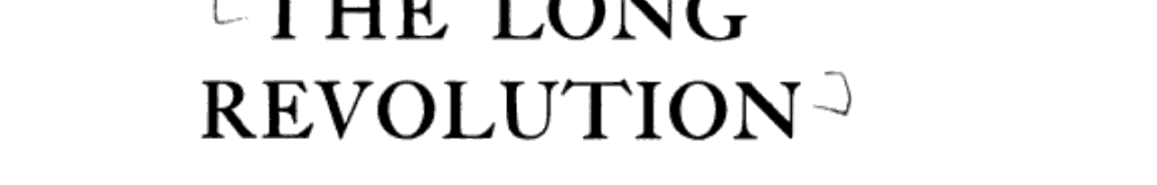 The Long Revolution