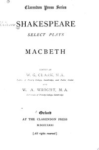 Macbeth (Oxford University Press 1871)