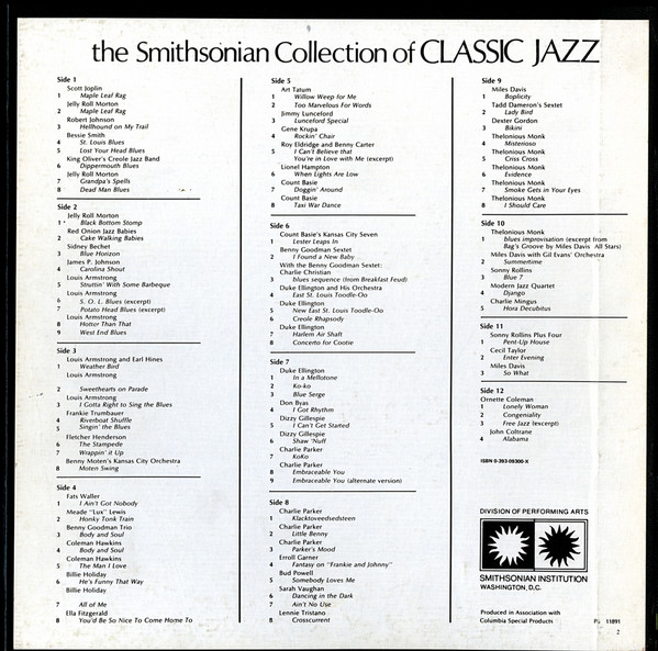 The Smithsonian Collection of Classic Jazz