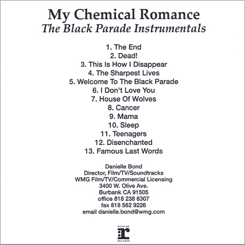 The Black Parade (instrumentals)