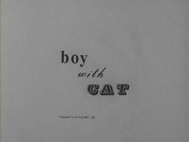 Boy with Cat