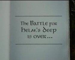 The Battle for Helm's Deep Is Over...