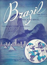 Watercolor of Brazil
