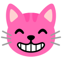 Emoji pinkcat_grinning