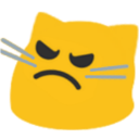 Emoji blobcatangry