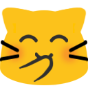 Emoji blob_cat_giggle