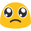 Emoji blob_sad_eyes