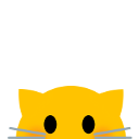 Emoji blobcatpeekaboo