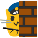 Emoji blobcatpolicepeek