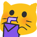 Emoji blob_cat_sip