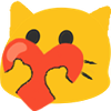 Emoji blobcatheart