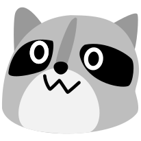 Emoji blobraccoon