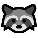 Emoji raccoon