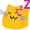 Emoji blobcatsleep